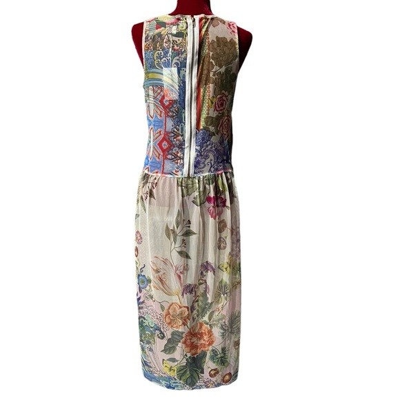 NWT Johnny Was Biya Vienna Mesh Sleeveless Midi Slip Dress B35222 - Picture 4 of 7